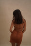 DRESS MOANA SHORT TERRACOTTA
