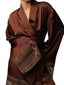 KIMONO FULL EXTRA BELTED COCOA